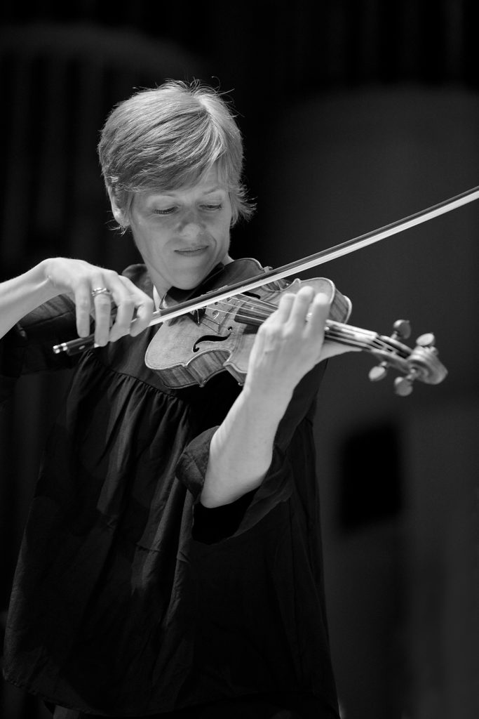 Isabelle Faust, fotografiert in der Kölner Philharmonie