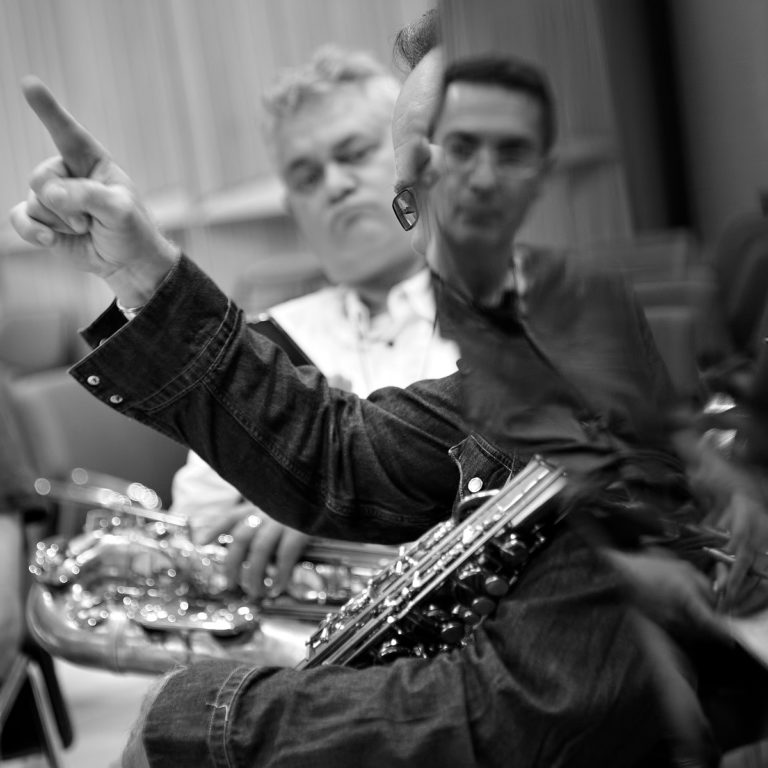 Peter Weniger on Saxophon