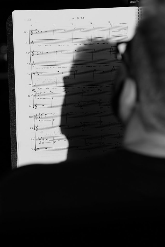 Chorwerk Ruhr und Duisburger Philharmoniker bei der Ruhrtriennale 2019 in der Maschinenhalle Zweckel