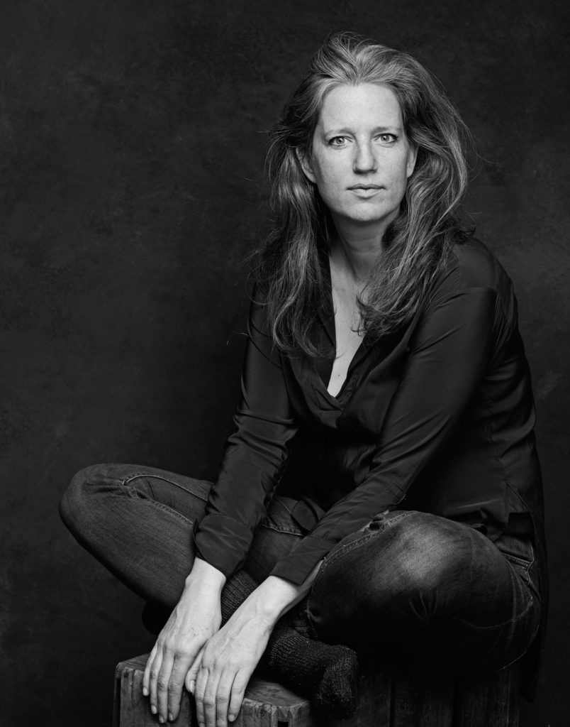 beautiful woman studio black and white