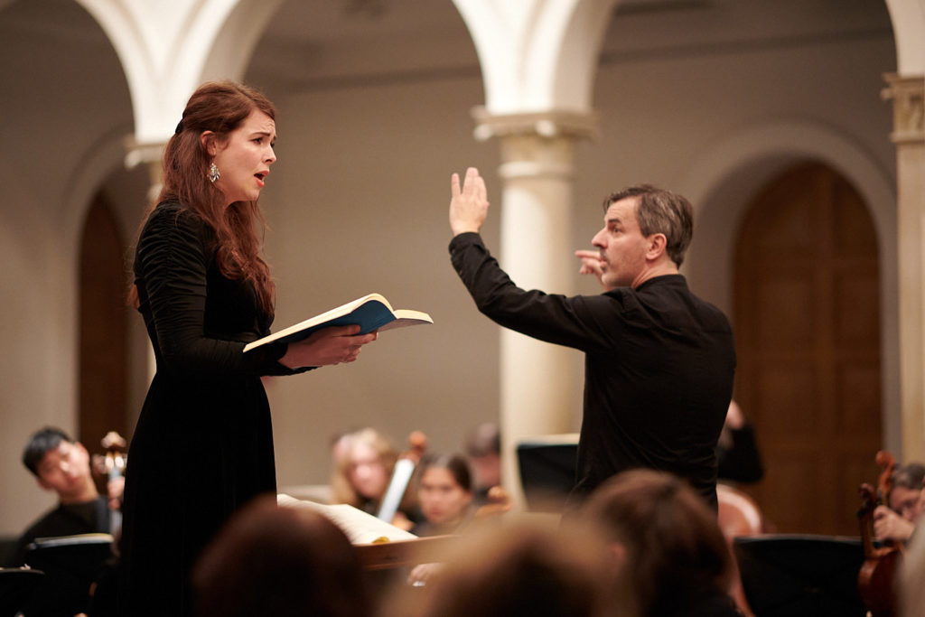 Collegium Musicum Universität Koeln beim Musizieren