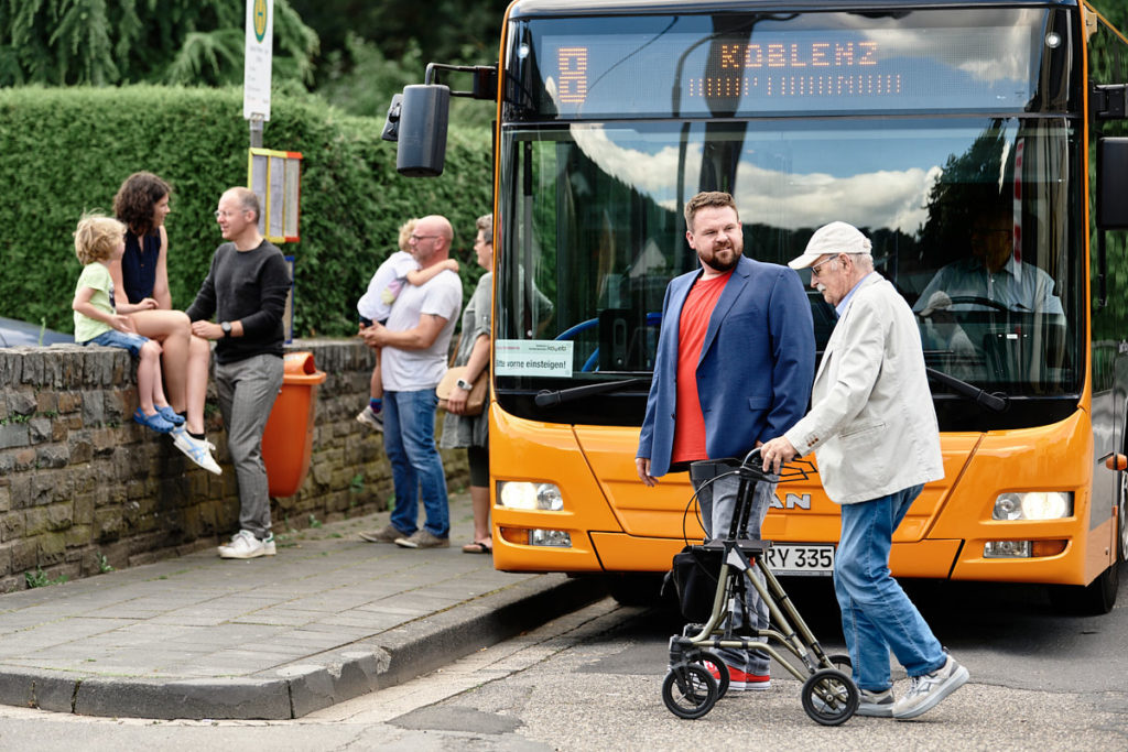 Christoph Mohr setzt sich für öffentlichen Nahverkehr ein