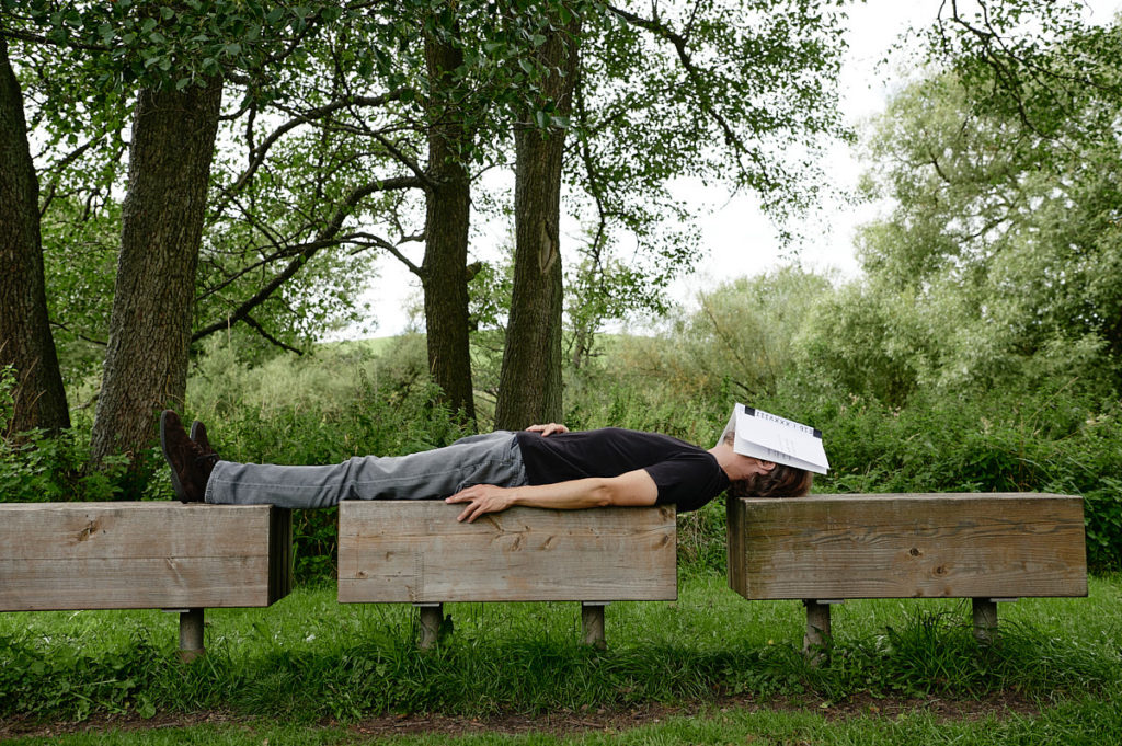 Martin Wistinghausen Portrait Komponist im Wald